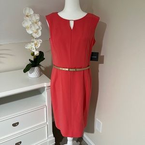 Ellen Tracy Dress Size 10 Coral Color